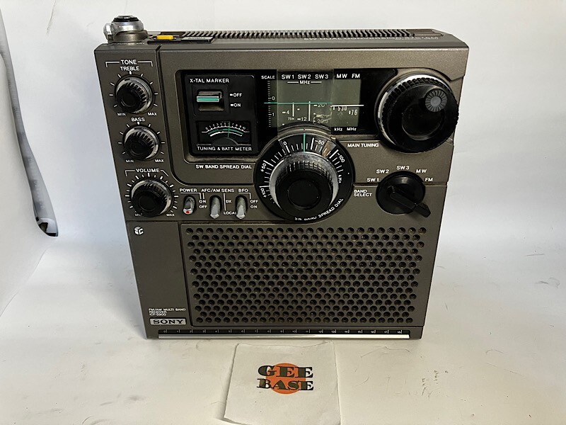 Sony ICF-5900 FM/AM Multi Band Short Wave Radio Receiver Used Working Free Ship