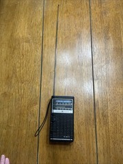 Vintage Retro GE Handheld AM FM IW Travel Radio 7-2840A Works Great Cool