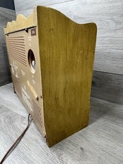 Vintage Magnavox FM049 Radio With Alarm Maple Finish Tested And Working !