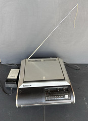 Vintage Panasonic TR-475 Pop up Screen TV With AM/FM Radio – Working w/Manual