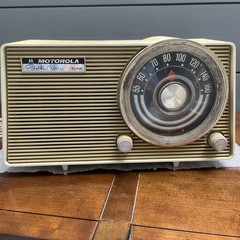 RARE 1959 WORKING Motorola AM Tube Radio – Model A12N VTG retro Tube prop