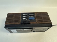 Vintage AM/FM LED Clock Radio Cassette Player Model 4710A