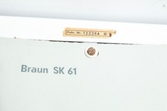 Braun SK 61 Phonosuper Radiogram by Dieter Rams & Hans Gugelot, Germany, c. 1962