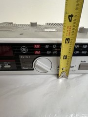 Vintage GE SPACEMAKER AM/FM Radio 7-4230A Under Cabinet Mount w/ Light WORKS