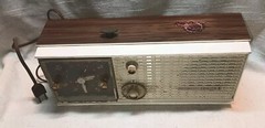 Vintage Zenith Z275L Am Alarm Clock Radio Mid Century 2 2677 Working