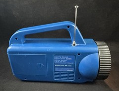 Vintage Suntone AM/FM Handy Radio Light w/ Siren RR222
