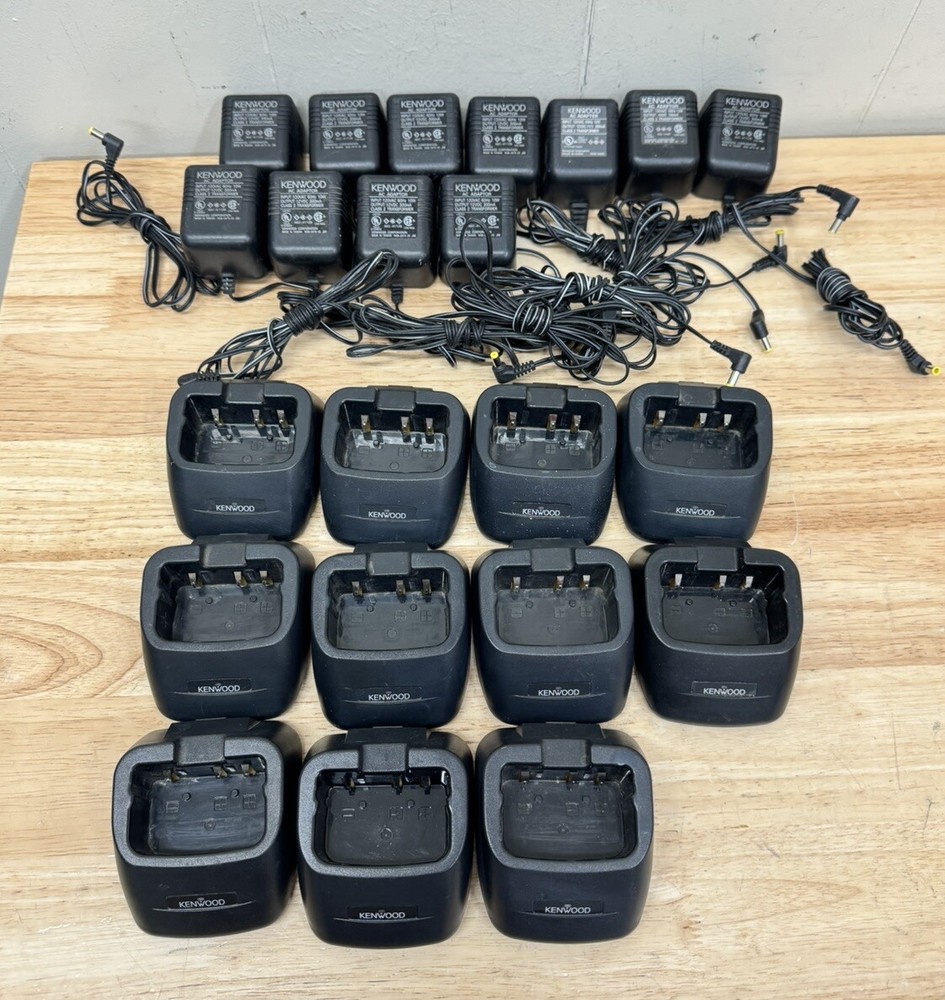 Kenwood W08-0598 W08-0552 Charger & AC Wall Adapter Lot Of 11