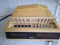 1980s Pierre Cardin Telephone Clock Radio 50028 Phone & Features Works! (VIDEO)