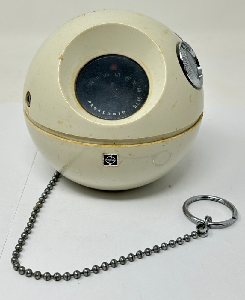 Vintage White Panasonic Panapet R-70 AM Radio Tested Working
