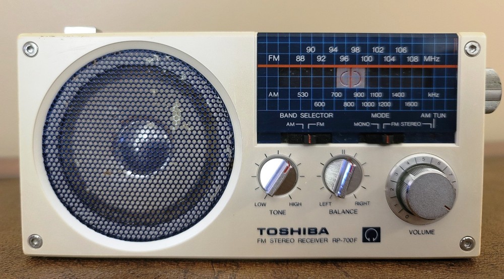 Vintage Toshiba RP-700F AM FM Stereo Receiver Radio 💥FREE SHIPPING💥