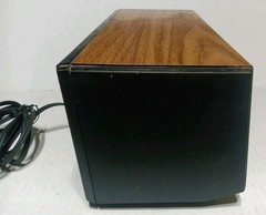 Vintage General Electric Clock Radio Model 7-4553D Walnut Grain Finish *Working
