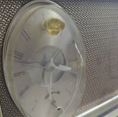 Vintage 1960s Sears Silvertone « Instant Sound » AM Clock Radio -Works!