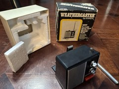 VTG Randix Weathercaster WB 34 Radio with Box, Battery Powered