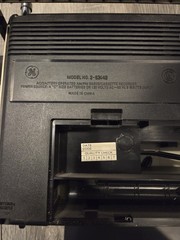 RARE General Electric GE 3-5244B Portable AM/FM Radio Cassette Recorder Vintage