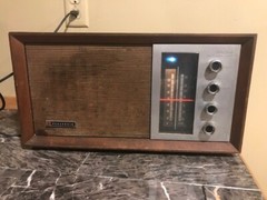 1968 PANASONIC RE-7257 FM/AM Solid State Table Top Radio 2-band 10-transistor
