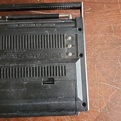 General Electric 7-2880B Long Range Super Radio – Black/Silver – Works Good