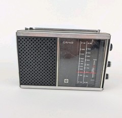 Vintage Craig Model 1208 AM/FM Portable Radio – Sanyo Japan 704 – Tested & Works