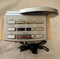 Vintage JENSEN JCR-560 AM/FM Alarm & CD Clock Radio -Partially Working