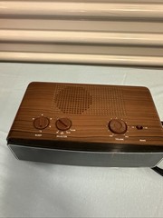 Panasonic Flip Clock AM FM Radio Groundhog Day RC-6030D Clock Works Radio Broke