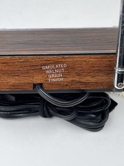Realistic Weatheradio Alert III Model 12-140 Faux Walnut Woodgrain Full Antenna