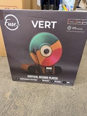 Fuse Vert Vertical Vinyl Record Player- Audio Technica Cartridge + Bluetooth