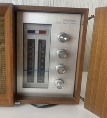 Panasonic Am Fm 2 Band RE-74 Vintage ￼Wood Cabin Solid State Radio