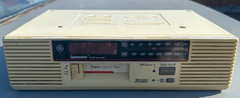 Vtg GE Spacemaker Clock/Radio/Cassette Player Model 7-4275A Works READ BELOW