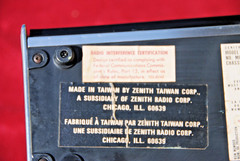 Zenith Transoceanic R7000 AM/FM VHF SW 12 Band Tested & Working with Booklet