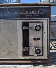 VTG Panasonic Solid State FM-AM 2-Band Radio Model RE-7329 MCM Japan