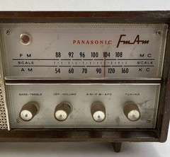 Panasonic RE-763 Vintage FM-AM 2-Band Radio