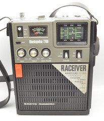 SANYO Blue Impulse RP-7700 3-Band Radio Vintage Raceiver Transceiver