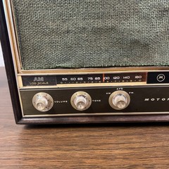 Vintage Motorola Visilite AM/FM Solid State Radio Model TT33EW Japan ⚠️ Read