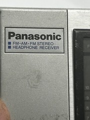 Vintage Panasonic FM-AM-FM Stereo Headphone Receiver Model RF-444.
