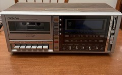 Vintage Sound design Am/fm Tape Player Alarm Clock Tested