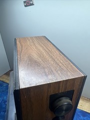 Vintage General Electric GE AM FM Table Radio Model 7-4115B Walnut Finish TESTED