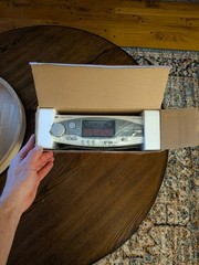 VTG Yorx Under-Cabinet AM/FM Radio, Alarm Clock: C1610, Kitchen Space Saver 🆕