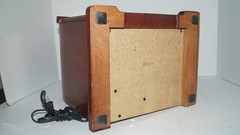 Vintage GE General Electric AM FM Wood Table Radio Model No. 7-4100JA -VERY NICE