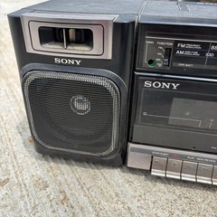 Vintage Sony CFS-1000 Stereo AM/FM Radio Cassette-Recorder Boombox WORKS GREAT