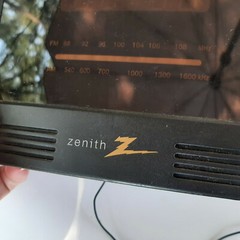 Zenith Z120M clock radio vintage – tested and works