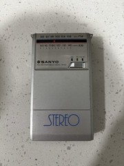 Vintage SANYO RP55 AM/FM Stereo Portable Radio Handheld-FullyTESTED!