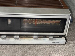 Vintage 1980’s SOUNDESIGN MCM FLIP AM-FM Radio Alarm CLOCK 3566C Works Good