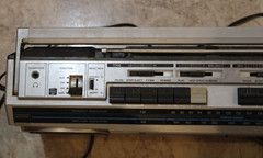 Vintage GE Model 3-6210A AC/Battery Operated Stereo Radio Cassette Recorder