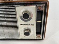 VTG READ Motorola X31N-1 All Transistor AM Portable Radio w/ Leather Case USA