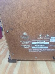General Electric GE Reproduction Model No 7-4100JA Cathedral AM/FM Radio Wood