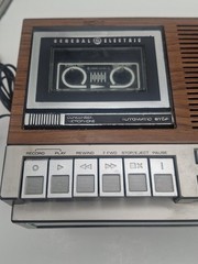 Vintage General Electric 7‑4975‑C Clock Radio w/ Alarm & Cassette Player Tested