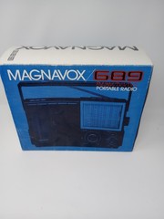 Magnavox Portable 689 Radio AM/FM/TV-1/TV2 NOS Open Box Tested Working