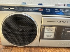 Vintage General Electric 3-5283B GE AM/FM Radio Cassette Player Boombox WORKS