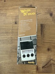 Vintage – Wash N’ Hear AM/FM Water-resistant Radio – New In box