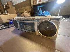 Vintage Radio Retro 1980&rsquo;s Sears Roebuck & Co SR-3000 Series – Red(Burg) Boombox