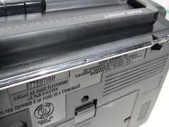 Vintage GE 3-5454B AM/FM Stereo Cassette Boombox Bass Boost Radio Tested